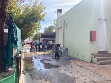 Una de las zonas afectadas de Oliva