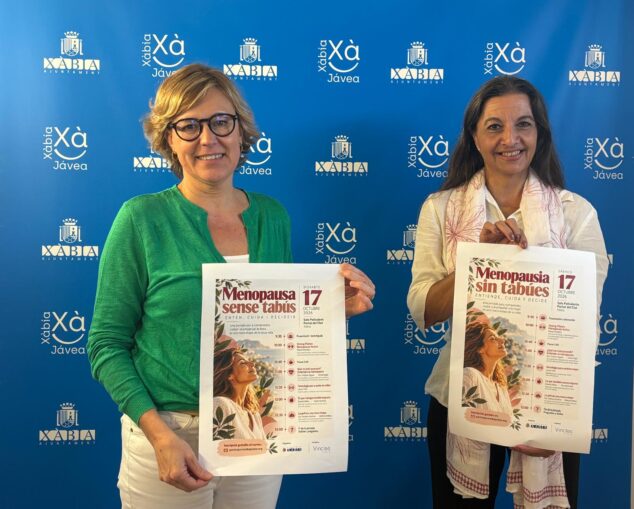 Imagen: Presentación de la jornada 'Menopausia sin tabúes' en Xàbia