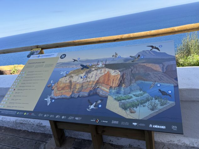 Imagen: Zona de avistamiento de aves en el Faro del Cabo de San Antonio